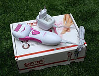 Пилка эпилятор Gemei GM 3065 на батарейках для ног женская от огрубевшей кожи