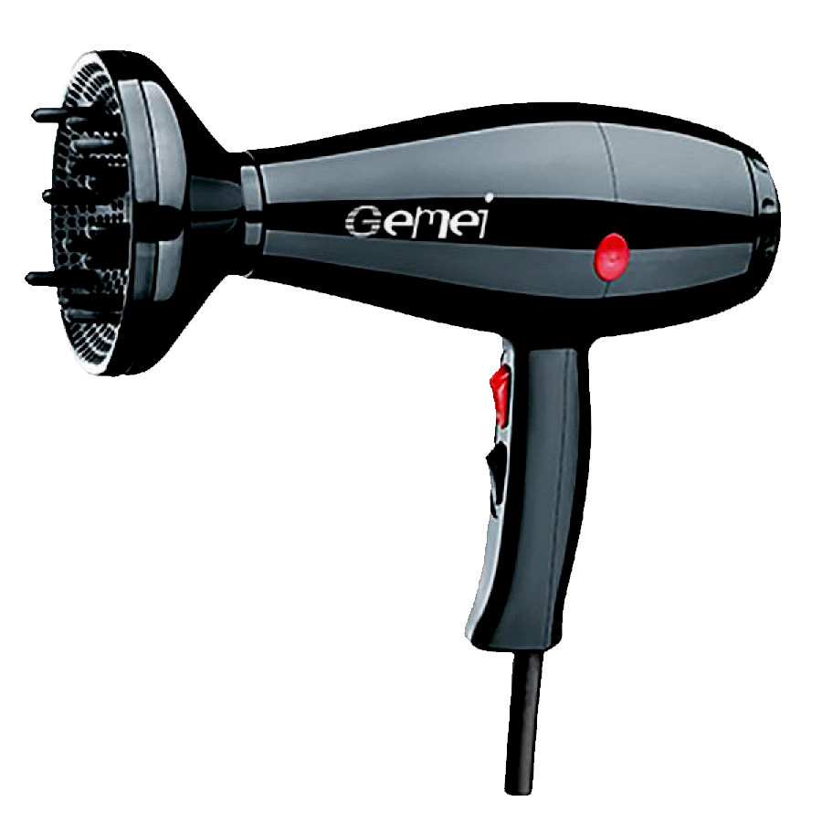 Якісний класичний Професійний фен для волосся Gemei GM-1716 2200 ВТ