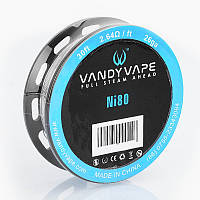 Проволока Vandy Vape Resistance Wire Ni80 Original 26GA