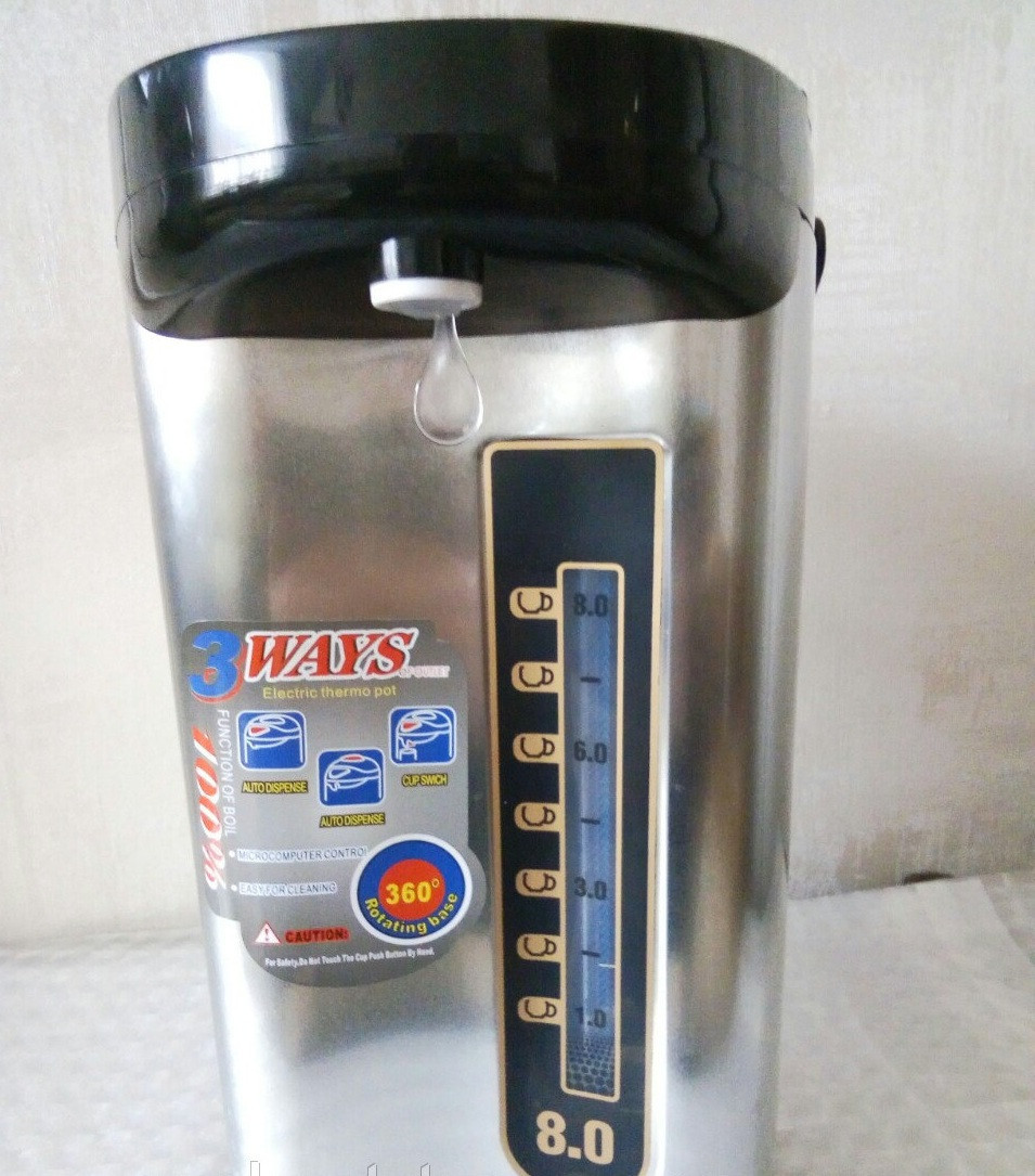 Електричний термопот Rainberg RB-630 2000W великий термос чайник 8 л