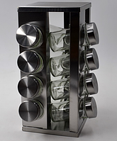 На підставці набір для спецій BN-175 16 шт. сучасний дизайн для будь-якої кухні