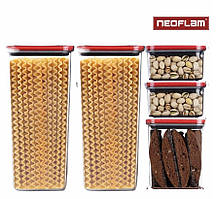 Набір ємностей для круп 5 шт Neoflam 0.84L*2/1.8L/ 3.6L*2 