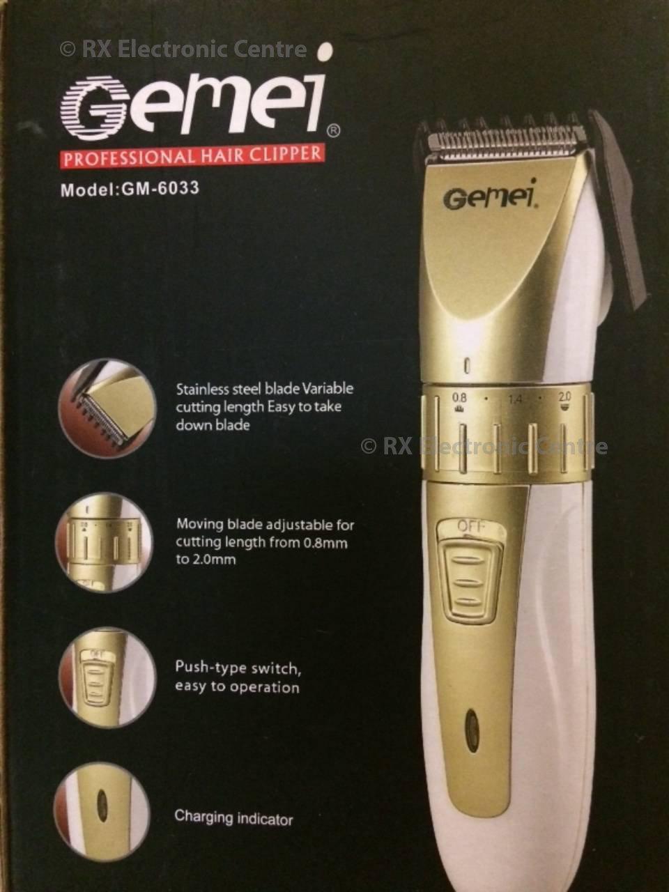 Машинка для волосся RX Gemei GM-6033 Професійна машинка для стриження волосся, фото 1