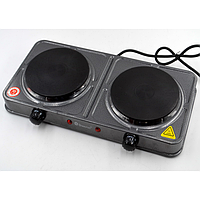 Електроплита DOMOTEC MS-5822 2 диски 2000 Вт настільна для дому дачі