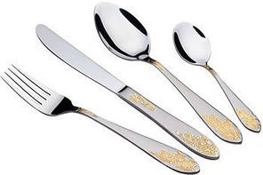 Домашній столовий набір Zillinger з 24 предметів ZL 785, прикрашений кольоровим малюнком