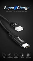 Кабель T-PHOX Speed T-M810 Micro USB - 1.2m Black 2.4 А для синхронизации и зарядки