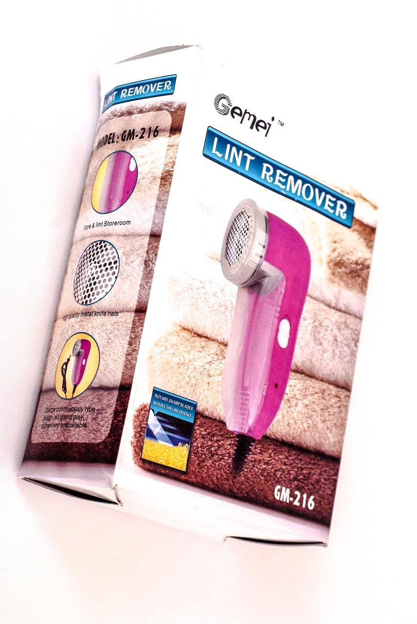 Машинка для видалення ковтунів Gemei GM 216 приладів для швидкого видалення ковтунців з одягу та м'яких меблів