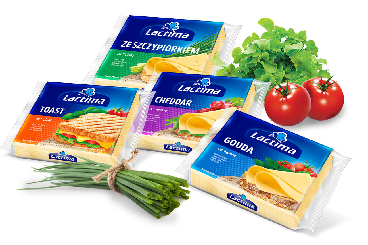 Сыр Lactima Cheddar 130 г. Польша - фото 1 - id-p954588094