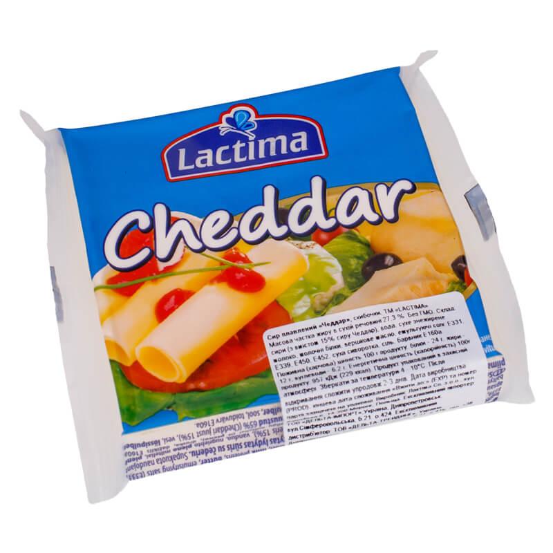 Сыр Lactima Cheddar 130 г. Польша - фото 2 - id-p954588094