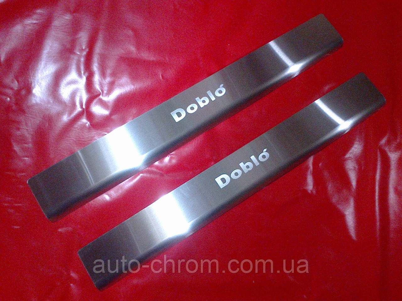 Накладки на пороги FIAT DOBLO з 2010 р.в., фото 1