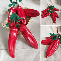 Перчик червоний пластиковий 20 см перець-13см 30\23 грн (ціна за 1 шт. +7грн.)