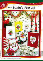 Набір для вишивання хрестиком листівки «Подарунки від Санти» DOME 261101