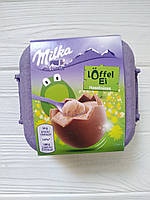Шоколадні яйця з молочною начинкою Milka Egg `n` Spoon Milk Creme 4x34гр (Швейцарія)