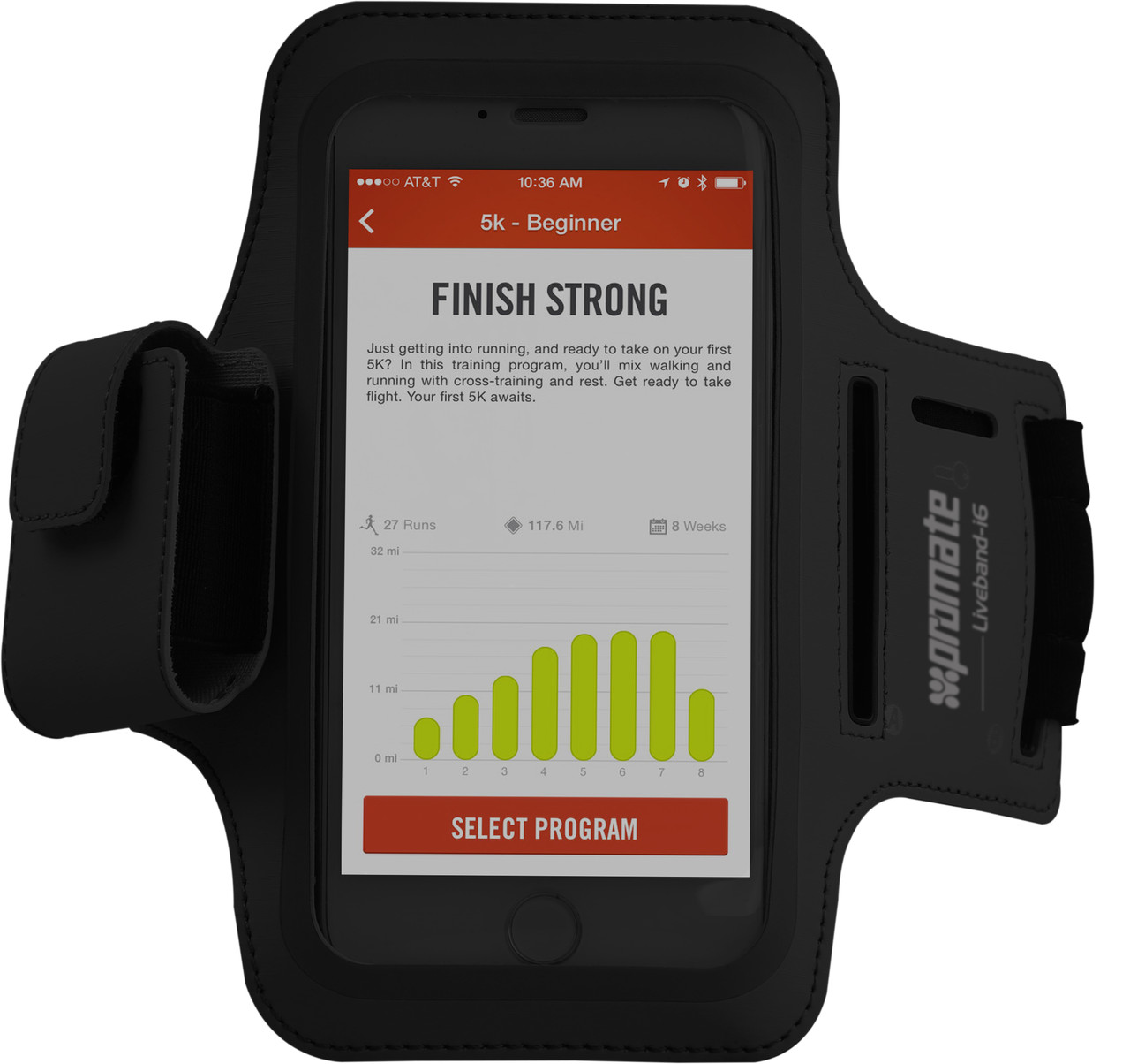 Чохол для iPhone Liveband-i6 Black (Розпакований) (ch_liveband-i6.black)