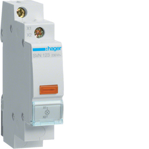 Індикатор LED 230В Hager Жовтий