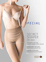 Колготки 20 ден моделюючі з утяжкою Gabriella Sеcret Shaper 20 чорного кольору розміри 2 3 4, фото 3