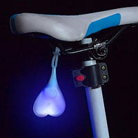 Габаритный велосипедный фонарь Bike Balls задний яйца для велосипеда Синий