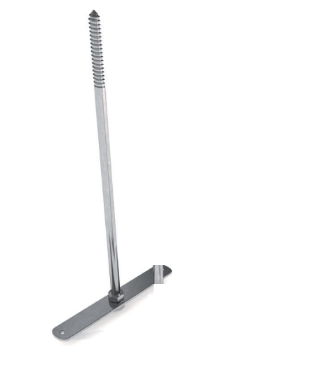 Кріплення Т-подібне для труби що прикручується Raiko L-150 мм, фото 1