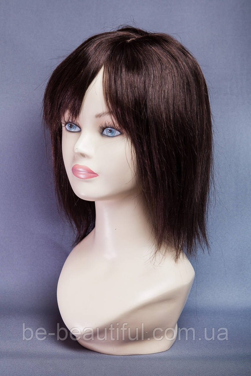 Натуральный парик, цвет черный шоколад - фото 2 - id-p63501418