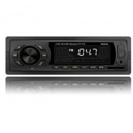 Магнітола автомобільна FANTOM FP-315 Black/Green USB/SD ресивер