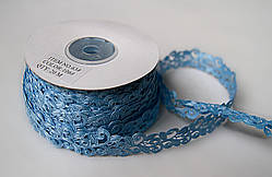 Тасьма декоративна вьюнчик блакитна