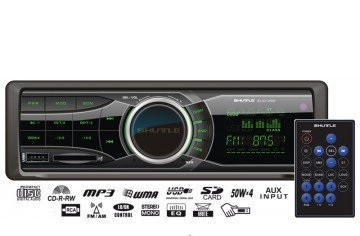 Автомагнітола SUD-350 Black/Green USB/SD ресивер, фото 1