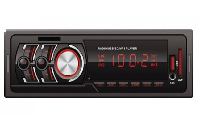 Автомагнітола 1DIN MP3-602 Автомобільна магнітола ISO SD Cards USB, фото 1