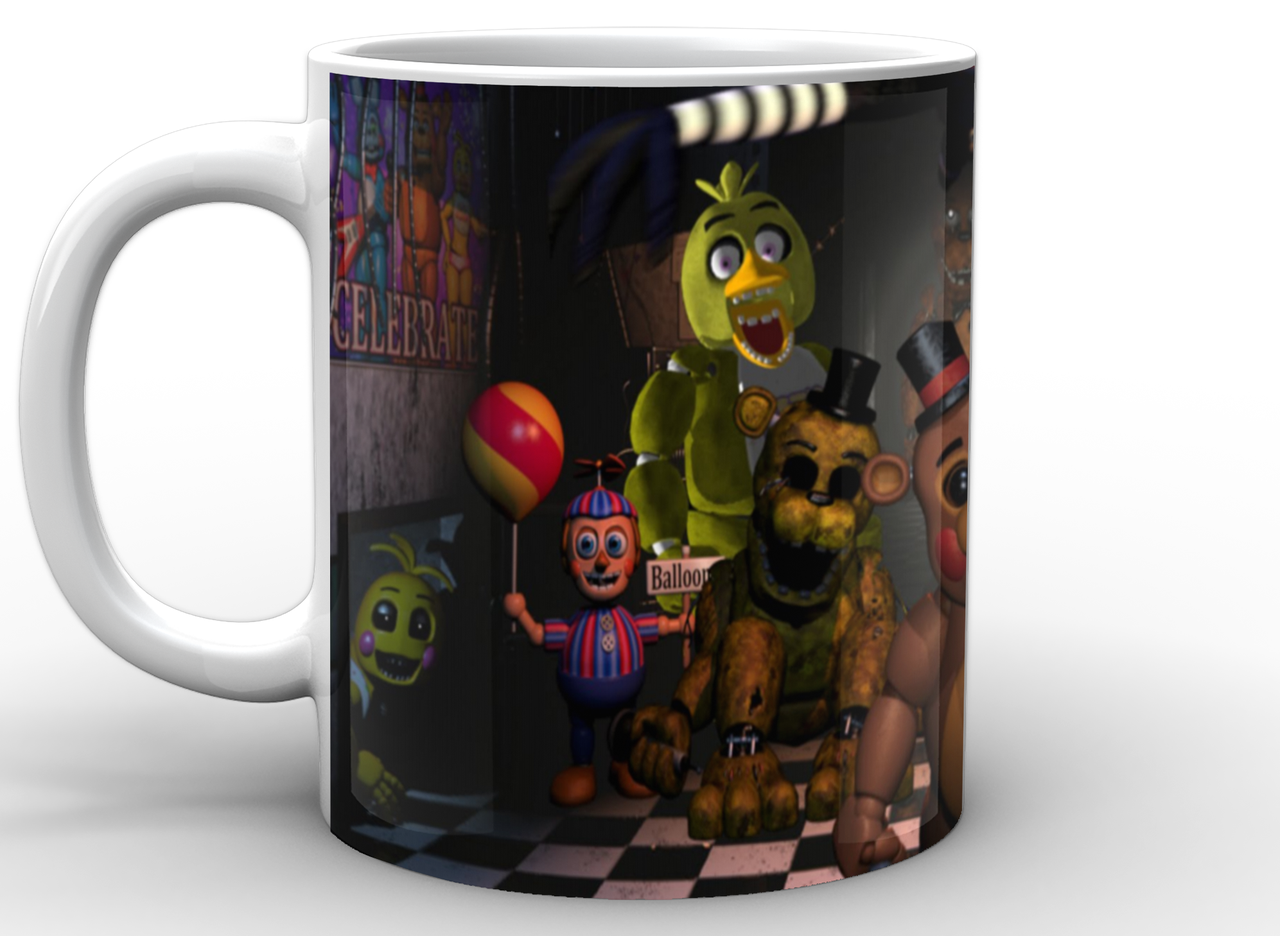 Кухоль Five Nights At Freddys П'ять ночей з Фредді постер FN.02.002.507