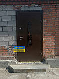 ДВЕРИ ВХОДНІ МЕТАЛ + КУВКА БЕЗПЛАТНА ДОСТАВКА, фото 2