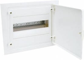 Щит розподільний на 12 модулів, білі дверцята (1х12), GOLF Hager (VF112PD)