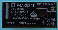 Реле 24В 400В~-150Вт FE FTR-F4AK024T relay