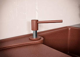 ДОЗАТОР ДЛЯ КУХОННОЇ МОЙКИ KAHER RV 10 КОРИНОВИЙ