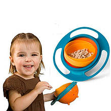 Дитяча тарілка-непроливайка-неваляйко Universal Gyro Bowl з екологічно безпечного пластику