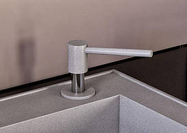 ДОЗАТОР ДЛЯ КУХОННОЇ МОЙКИ KAHER RV 10 СІРИЙ