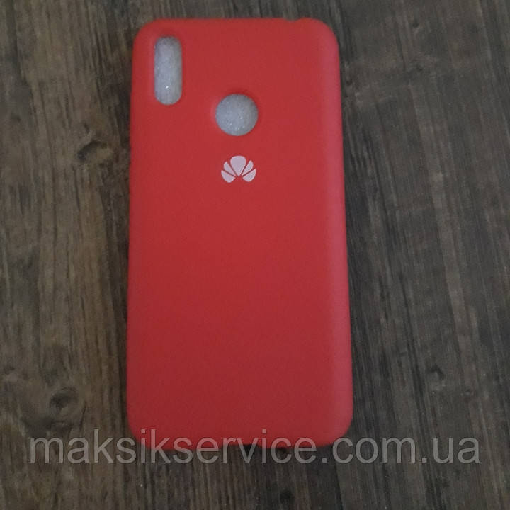 Чехол Silicone Cover Full Huawei Y7 2019 Y7 Prime 2019 Y7 Pro 2019 red