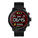 Розумний годинник Blaze Light зі спортивними режимами і вологозахистом (Чорний), фото 3