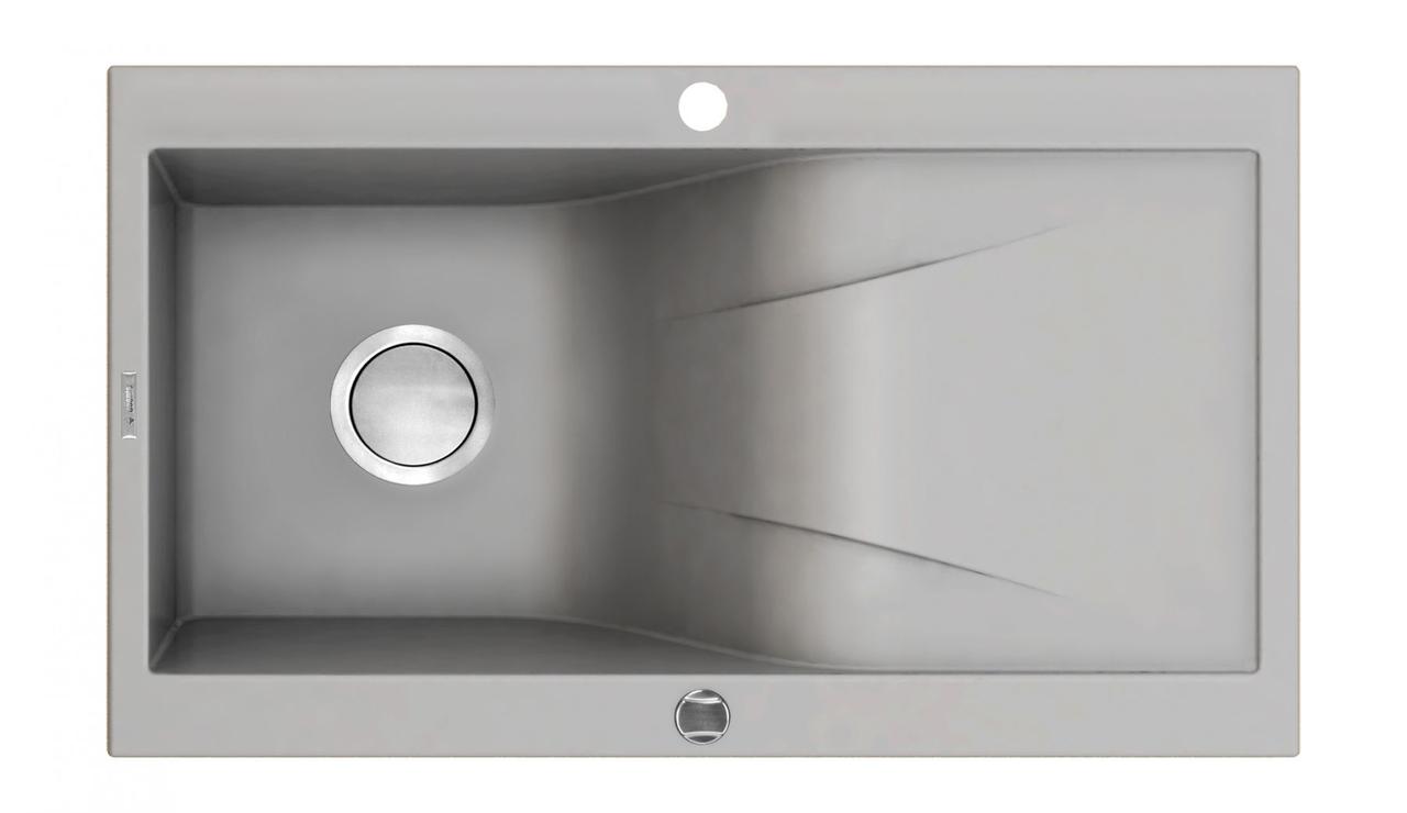 Гранітна мийка Deante Rapsodia ZQR S113 сірий металік 8650