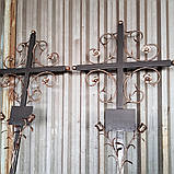 Кований хрест надгробний арт.рт 2, фото 7