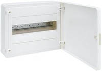 Щит распределительный с белой дверцей, 12 модуля(1х12), GOLF Hager (VS112PD)