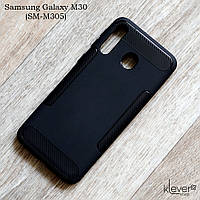 Ультратонкий силіконовий чохол для Samsung Galaxy M30 (SM-M305) (чорний)