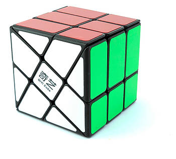 QiYi MoFangGe Windmill Cube black | Головоломка Млин Кійі чорнана