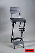 Для кави. Стілець для візажиста складаний. Барний складаний високий стілець.