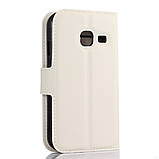 Чехол-книжка Bookmark для Samsung Galaxy J1 Duos Mini white, фото 2