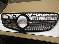 Тюнінг решітка радіатора Diamond з місцем під камеру на Mercedes GLE coupe C292 2015+