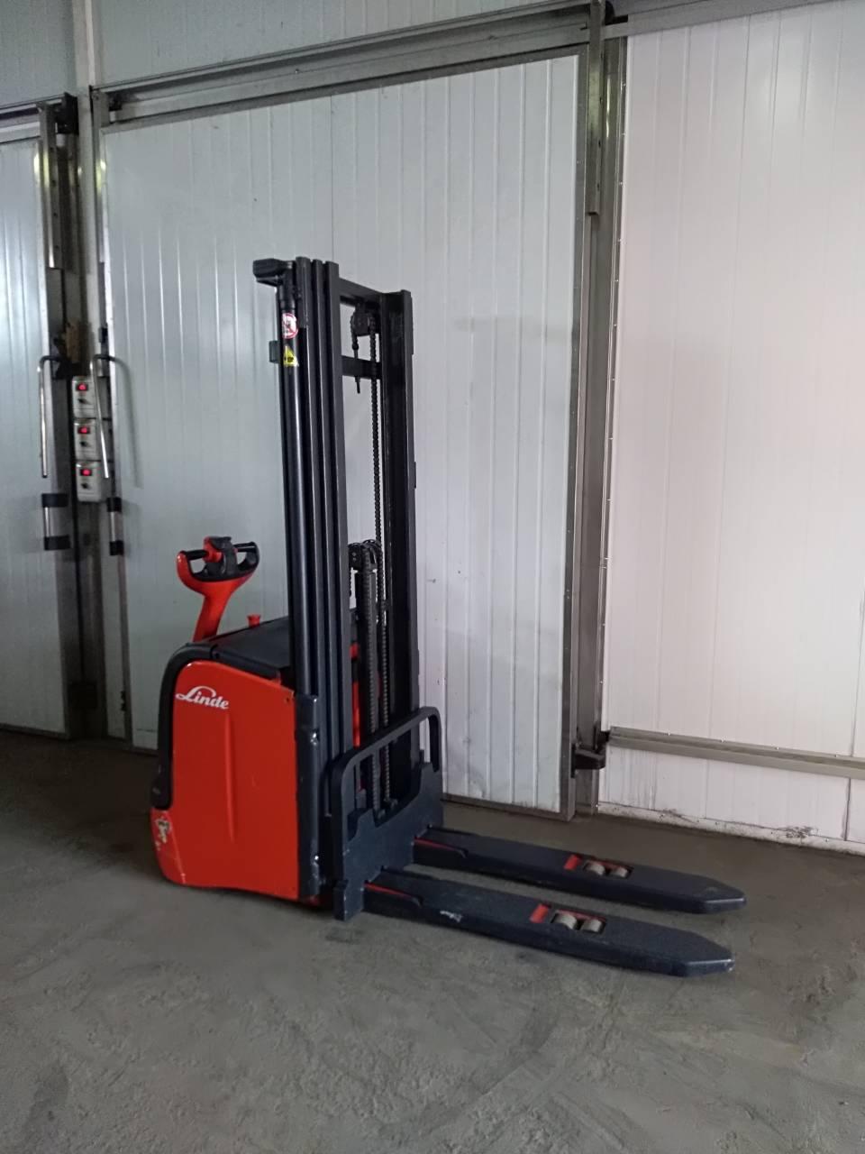 Штабелер електричний повідковий LINDE L16 1.6т 4.7м 2007р. Гарантія, фото 1