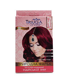 Фарба натуральна для волосся Triuga на основі хни Бургунд 25 г