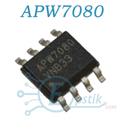 APW7080, DC/DC-перетворювач напруги 0.8-23В, 4 А, 380 кГц, SOP8