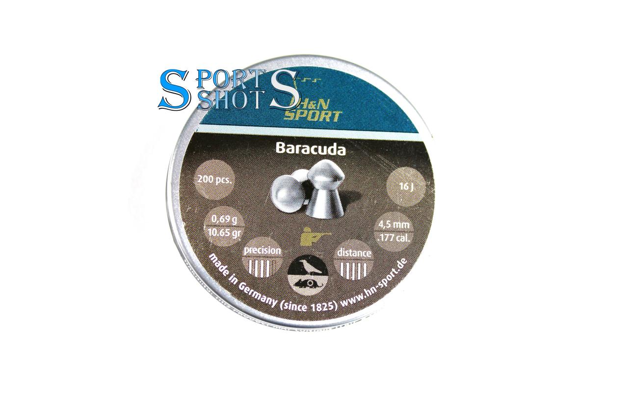 Кулі H&N Baracuda 4.50 мм, 0.69г, 400 шт/пчк