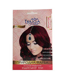 Фарба натуральна для волосся Triuga на основі хни Махагон 25 г