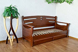 Дерев'яний диван-ліжко з масиву натурального дерева вільха "Луї Дюпон — 2" від виробника, фото 2